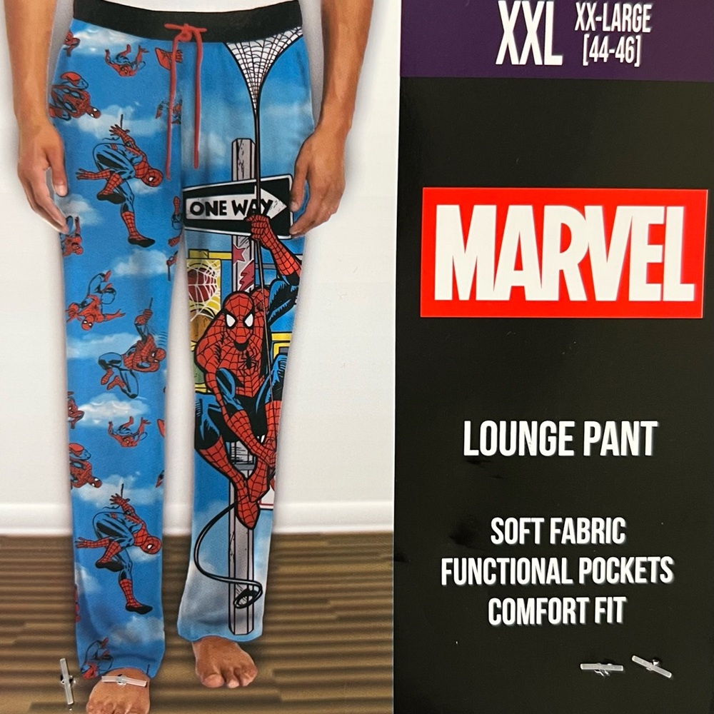 Marvel Spider-Man Blue Lounge Pants